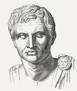 Gnaeus Pompeius Magnus, Pompey the Great, 106 BC – 48 BC, political leader of the late Roman