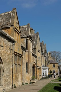 Houses, High Street, Chipping Campden, The Cotswolds, England, Great Britain