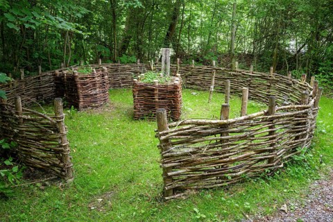 Sacrificial Site, Round Shrine, Roman Empire, Germanic Settlement, Opfermoor Open-Air Museum,
