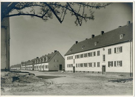 Kitzscher settlement, near Borna, Saxony, miner settlement, architecture, Curt Schiemichen,