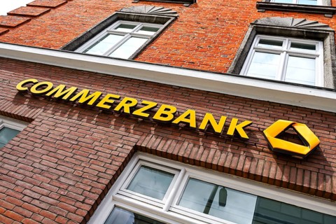 Commerzbank, branch in Bergedorf, Hamburg, Germany +++ editorial use only
