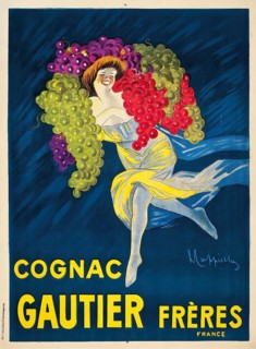 Advertising poster, beverage advertisement, Cognac Gautier Frères poster by Leonetto Cappiello from