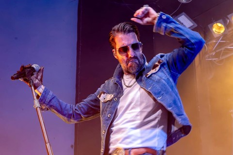 Alec Völkel (Boss Burns), singer of the band The BossHoss during their Back To The Boots Tour 2025