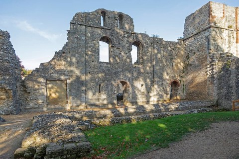 Ruins, Wolvesey Castle, Winchester, Hampshire, England, United Kingdom
