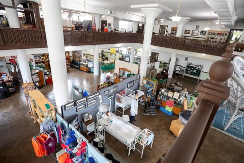 Benham, Kentucky - The Kentucky Coal Museum. The four-story museum is in the former company store