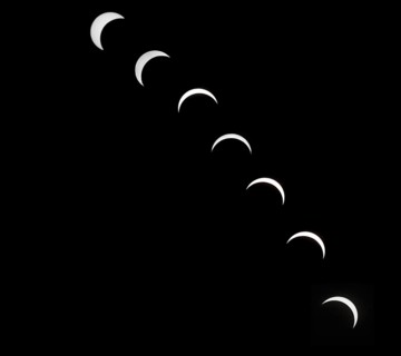 Partial solar eclipse on 12/08/2026, phases with strongest coverage, Fuldabrück, Hesse, Germany