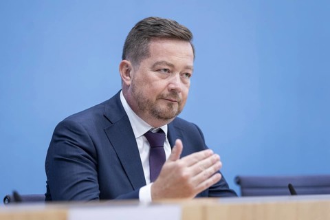 Uli Grötsch, Federal Police Commissioner to the German Bundestag, recorded during the presentation