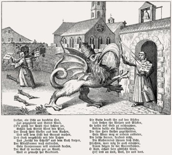 Anti-Catholic animal parody, 1617