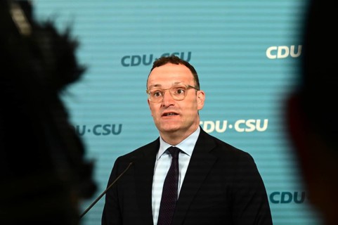 The Chairman of the CDU/CSU parliamentary group, Jens Spahn (CDU), and his deputy Alexander