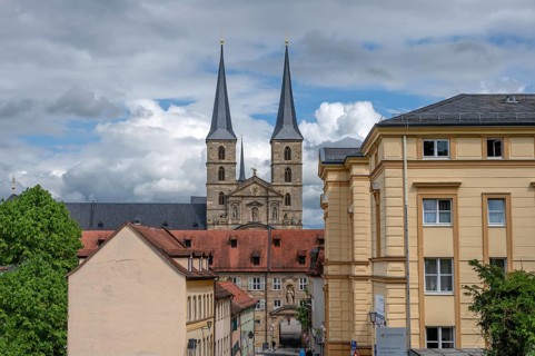 Klosterkirche St.Michael, Michelsberg 10, Bamberg, Upper Franconia, Bavaria, Germany