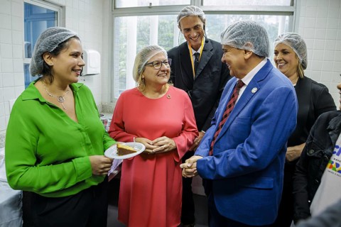 Svenja Schulze (SPD), Federal Minister for Economic Cooperation and Development, during a visit to