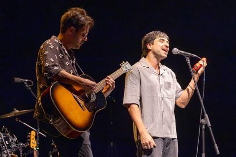 Pablo Giménez, guitarist and Facundo Castaño, singer, El Zar, Latin, rock, pop, duo, Argentina,