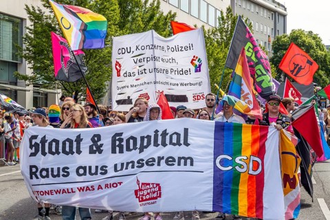 Critical voices from left-wing youth solid. The platform demands an exclusion of CDU, police,