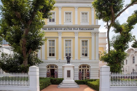 The Arts House at the Old Parliament, Neoclassical former Parliament House built in 1827 by