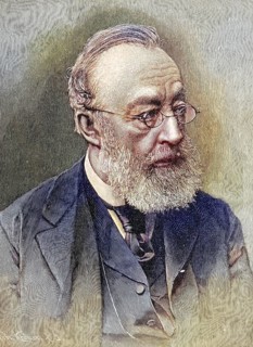 Gottfried Keller, 1819-1890, ein Schweizer Dichter und Politiker, Historisch, digital restaurierte
