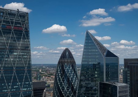 View of surrounding skyscrapers from 20 Fenchurch Street, England, Great Britain, Great Britain