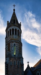 Steeple, Catholic Church, St Mary Immaculate Catholic Church, Falmouth, Cornwall, England, Great