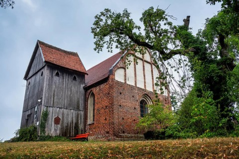 Broock village church, Lübz district, Mecklenburg-Western Pomerania, Germany