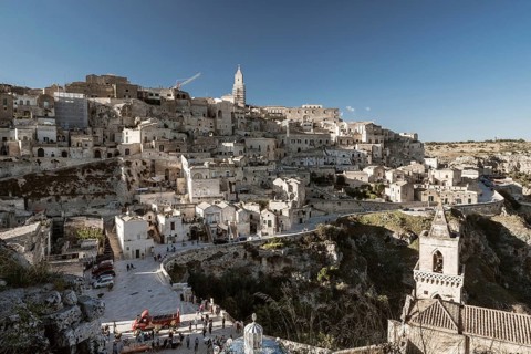Matera in region Bazylikata, Italy - commonly referred to as town carved out of the rock