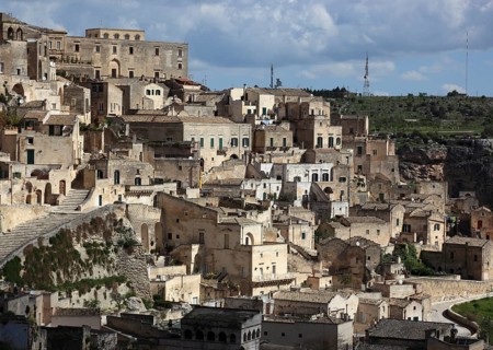 Old town, Sassi, Sassi di Matera cave settlements, UNESCO World Heritage Site, Matera, Basilicata,