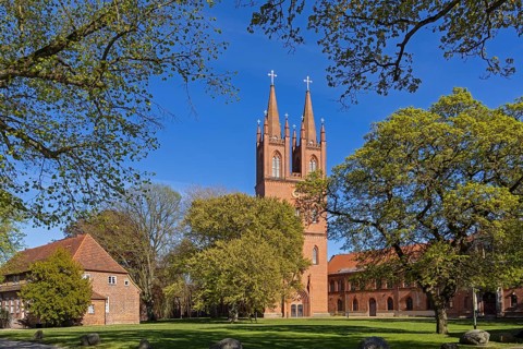 Church, Dobbertin Abbey, Goldberg, Mecklenburg-Western Pomerania, Germany
