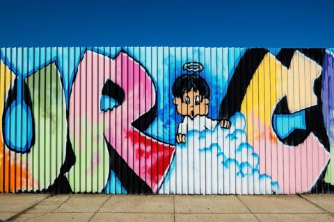 Straßenkunst, Graffiti, Williamsburg, Brooklyn, New York City, New York, USA