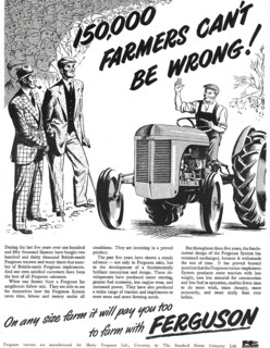 Advertising in Country Life magazine UK 1951