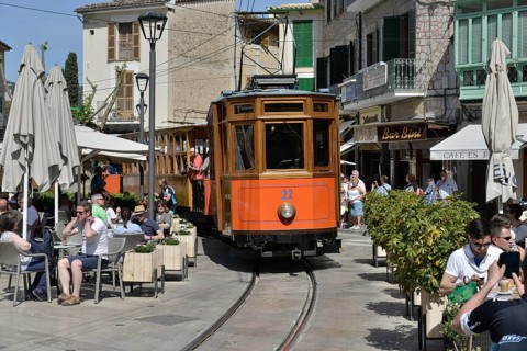 Tram, Soller, Majorca, Balearic Islands, Spain