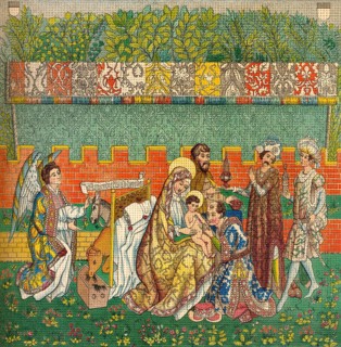 Adoration by the Three Magi, tapestry of the 15th century