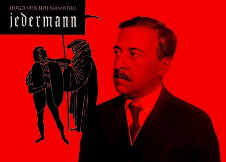 Hugo von Hofmannsthal, 1874-1929, Austrian novelist and poet, digital edited according to the title