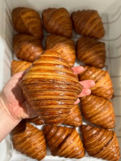 Freshly baked croissants, Vienna, Austria