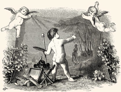 LOVE AS A LANDSCAPE-PAINTER, AMOR ALS LANDSCHAFTSMALER, poem by Johann Wolfgang von Goethe