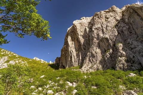 The Velika Paklenica Gorge in Paklenica National Park, Croatia