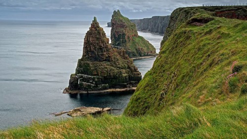 Europe, Scotland, Great Britain, England, landscape, Duncansby Stacks, pinnacles, north coast