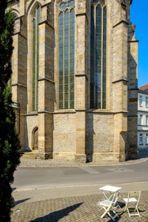 Barfüßerkirche church in the historic city centre of Erfurt, Thuringia, Germany