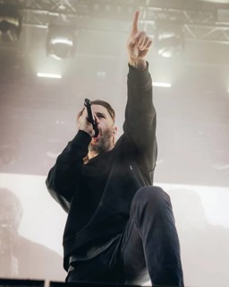 M. Shadows (Matthew Charles Sanders), singer of Avenged Sevenfold live at the Zitadelle Spandau in