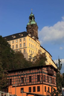 Heidecksburg Castle, the former residence of the princes of Schwarzburg-Rudolstadt, Rudolstadt,