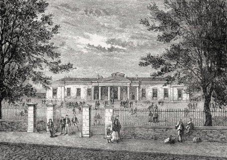 The new Edinburgh Academy, Edinburgh, Scotland, 19th century