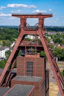 Zollverein colliery, Doppelbock conveyor scaffolding of shaft 12, Wipperhalle, UNESCO World