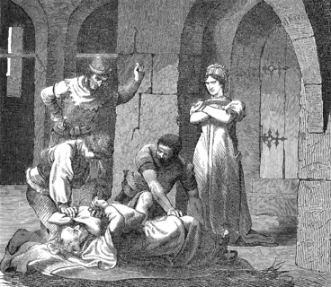 Pope John X smothered to death in the dungeon by Marozia in 928