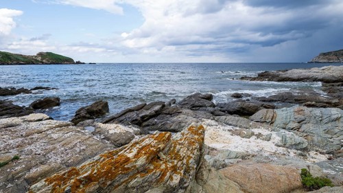 Coast near Port de Centuri, Cap Corse, Haute-Corse, Corsica, France