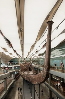 Khufu Boat, The Grand Egyptian Museum, Grand Egyptian Museum, GEM, Giza, Cairo, Egypt