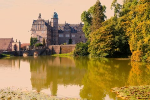 Schloss Haemelschenburg Castle near Hamelin, Weserbergland, Lower Saxony, Germany, Europe, Das