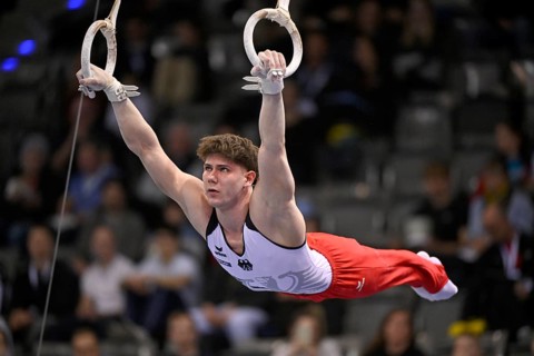 Scarlet badis Sissakis GER Rings Action Gymnastics, EnBW DTB-Pokal, Porsche-Arena, Stuttgart,