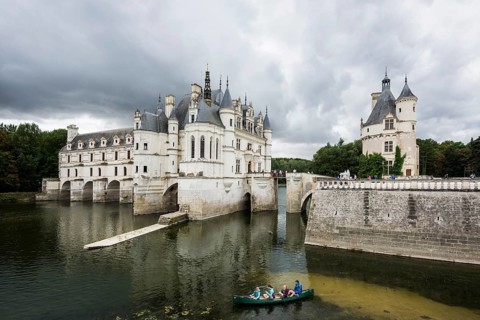 Chenonceau Castle, Château de Chenonceau, Department Indre-et-Loire, Centre-Val de Loire region,