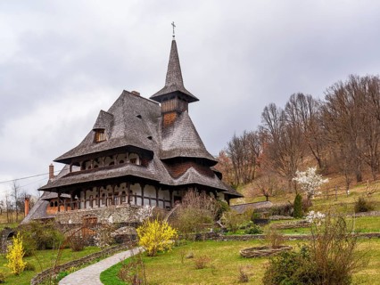 Bârsana Monastery, Iza Valley, Maramure?, Romania