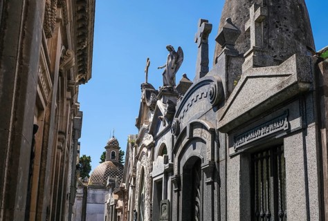 Buenos Aires, Argentina, La Recoleta cemetery is located in the Recoleta district of the same name,