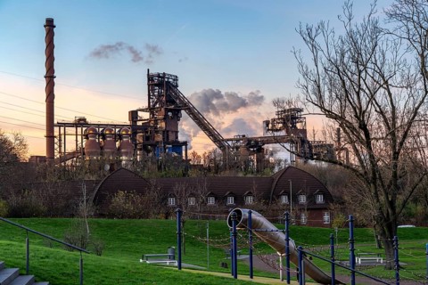 Blast furnace Schwelgern 1, Black Giant, Schwelgern 2 ThyssenKrupp Steel plant Schwelgern in
