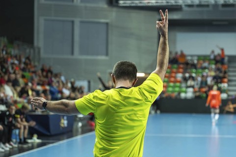 Handball referee, Lubin, Poland