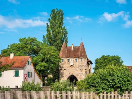 The Einersheimer Tor, Iphofen, Lower Franconia, Mainfranken, Bavaria, Germany
